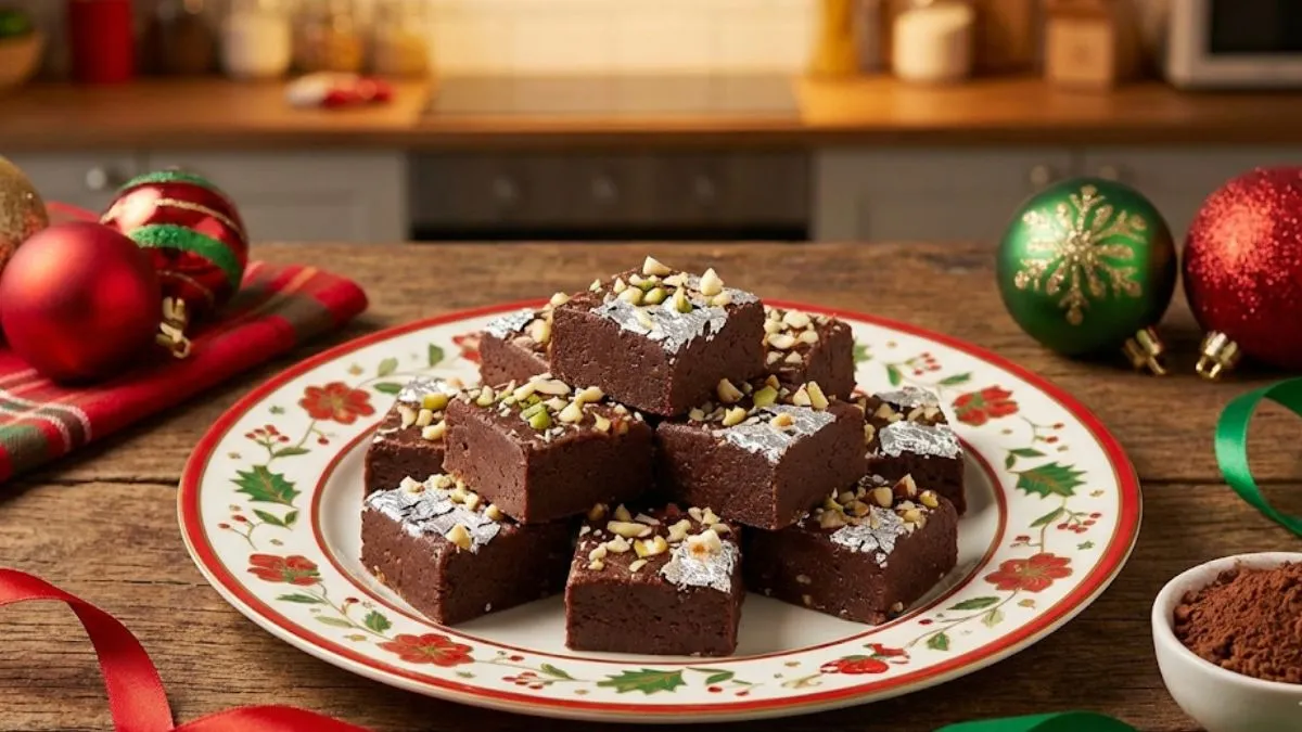 केक नहीं, इस क्रिसमस घर पर बनाएं इंस्टेंट चॉकलेट बर्फी; रेसिपी भी है एकदम आसान