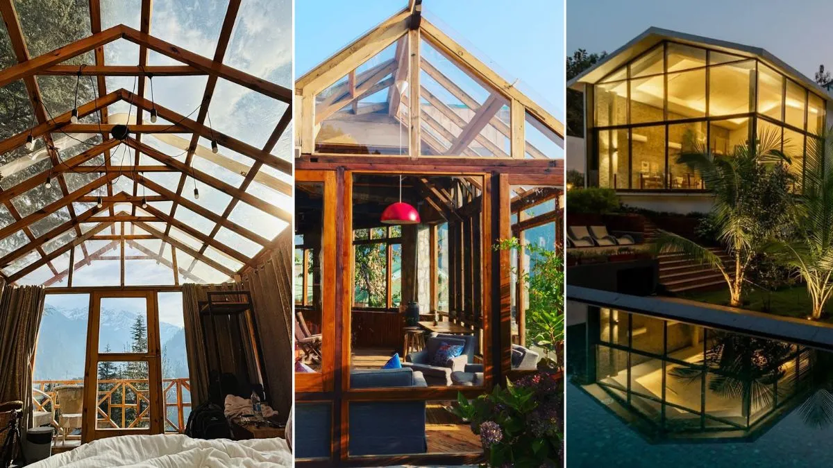 दीवारें नहीं, दिखेगा सीधा आसमान, भारत के ये सुंदर ‘ग्लासहाउस’ स्टे बनाएंगे आपकी छुट्टियों को यादगार