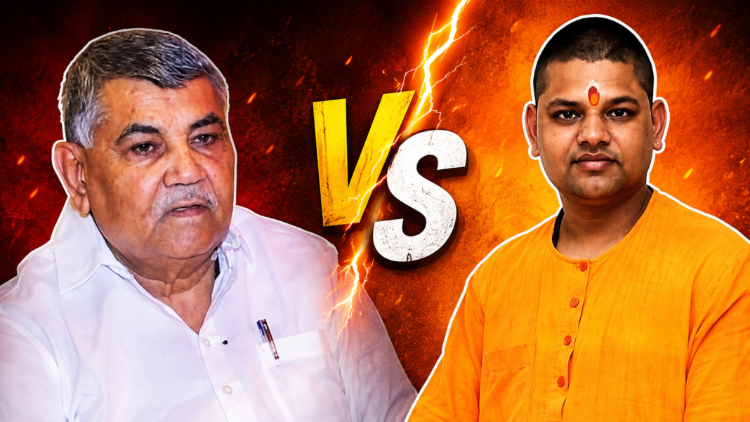 मलपुरा में संत और भाजपा विधायक के बीच बयानबाजी से गरमाई आगरा की राजनीति, विवाद के बाद बाबा बाल योगी ने जताया खेद मलपुरा में संत और भाजपा विधायक के बीच बयानबाजी से गरमाई आगरा की राजनीति, विवाद के बाद बाबा बाल योगी ने जताया खेद