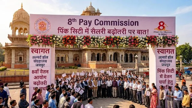 8th Pay Commission: जयपुर में जुटेगा 8वें वेतन आयोग का जमावड़ा, Fitment Factor से Pension तक पर होगी चर्चा 8th Pay Commission: जयपुर में जुटेगा 8वें वेतन आयोग का जमावड़ा, Fitment Factor से Pension तक पर होगी चर्चा