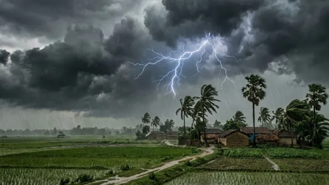 कल का मौसम: समस्तीपुर-दरभंगा समेत 5 जिलों में भारी बारिश का अलर्ट कल का मौसम: समस्तीपुर-दरभंगा समेत 5 जिलों में भारी बारिश का अलर्ट